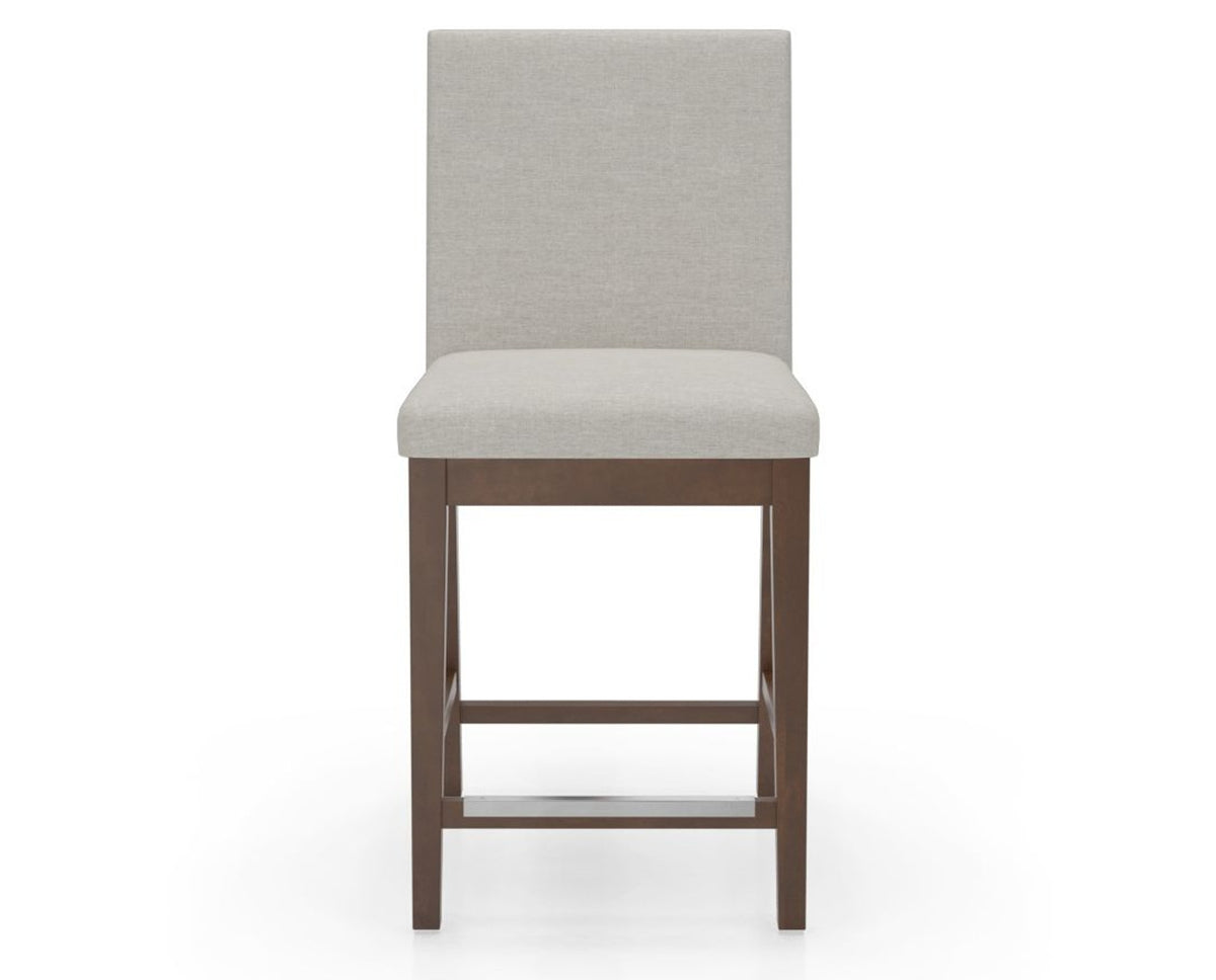 Canadel Sophia Counter Stool in Cognac Washed, TB Fabric, front view
