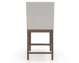 Canadel Sophia Counter Stool in Cognac Washed, TB Fabric, back view