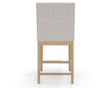 Canadel Sophia Counter Stool in Caramel Washed, TB Fabric, back view