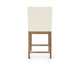 Canadel Champlain Counter Stool 8002 in Oak Washed & Fabric TW, back view