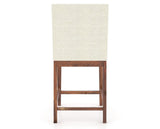 Canadel Champlain Upholstered Counter Stool 8002 in TW Fabric and 33 Spice Washed, back view