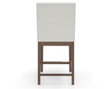 Canadel Sophia Counter Stool in Cognac Washed, YJ Faux Leather, back view