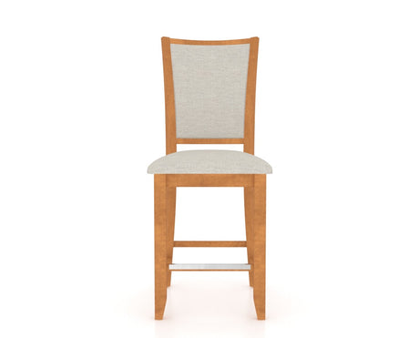 Canadel Upholstered Counter Stool 8003 in Fixed Base, front view