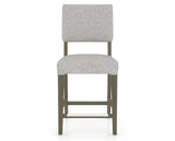 Canadel South West Counter Stool in Shadow, 7C Fabric, front view