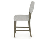 Canadel South West Counter Stool in Shadow, 7C Fabric, side view
