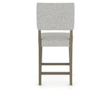 Canadel South West Counter Stool in Shadow, 7C Fabric, back view