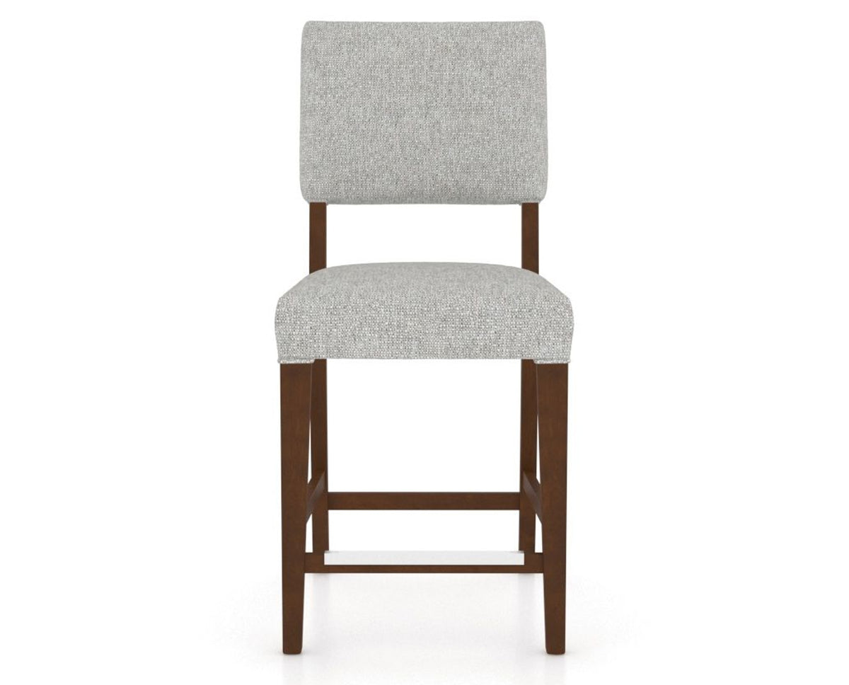 Canadel South West Counter Stool in Cognac Washed, 7C Fabric, front view