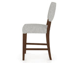 Canadel South West Counter Stool in Cognac Washed, 7C Fabric, side view