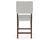 Canadel South West Counter Stool in Cognac Washed, 7C Fabric, back view