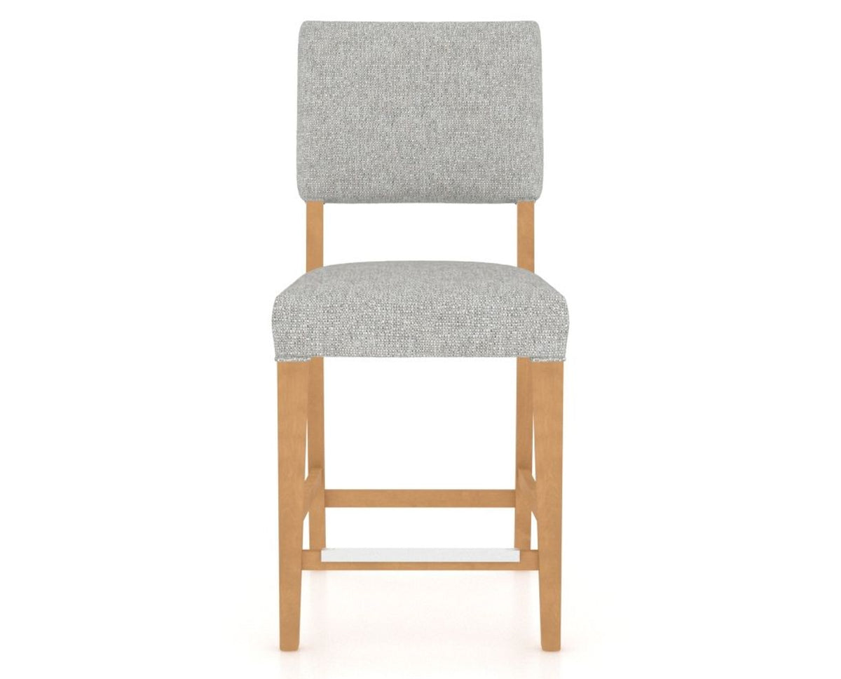 Canadel South West Counter Stool in Caramel Washed, 7C Fabric, front view