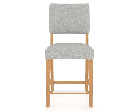 Canadel South West Counter Stool in Caramel Washed, 7C Fabric, front view