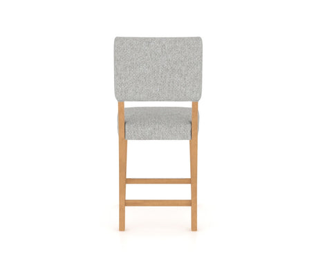 Canadel South West Counter Stool in Caramel Washed, 7C Fabric, back view