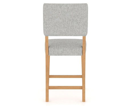 Canadel South West Counter Stool in Caramel Washed, 7C Fabric, back view