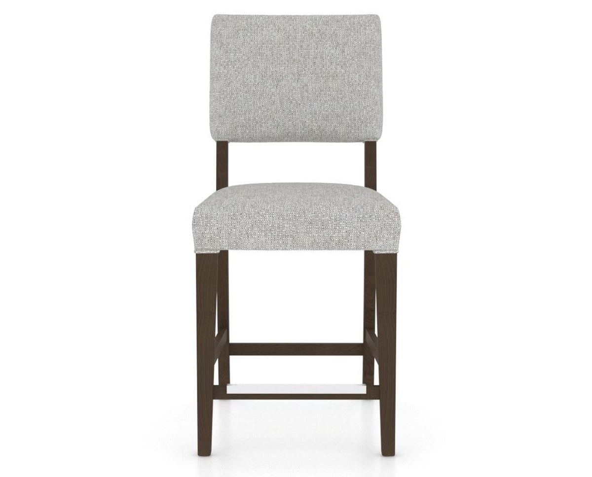Canadel South West Counter Stool in Hazelnut Washed, 7C Fabric, front view