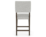 Canadel South West Counter Stool in Hazelnut Washed, 7C Fabric, back view