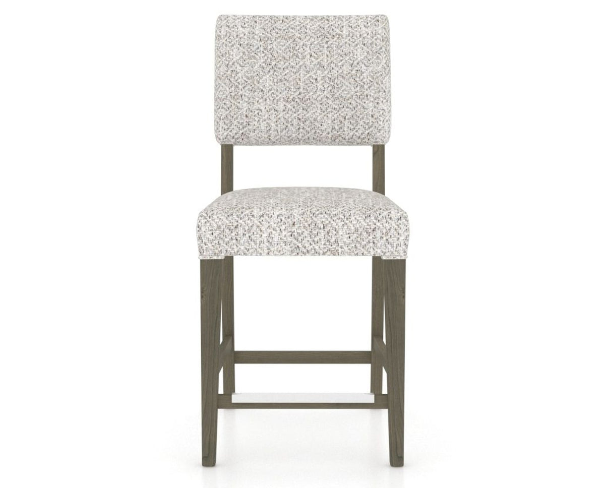 Canadel South West Counter Stool in Shadow, FP Crypton®, front view