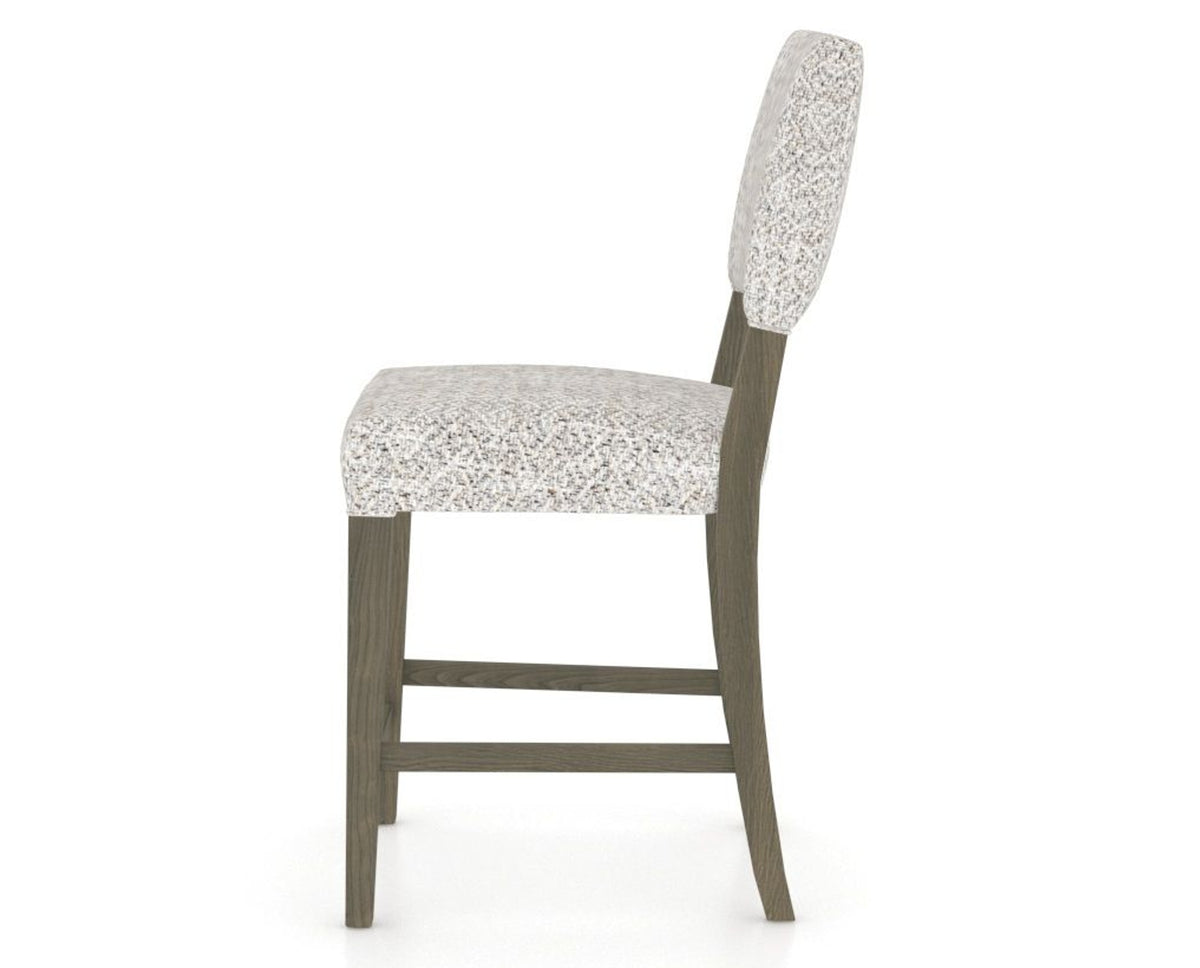 Canadel South West Counter Stool in Shadow, FP Crypton®, side view