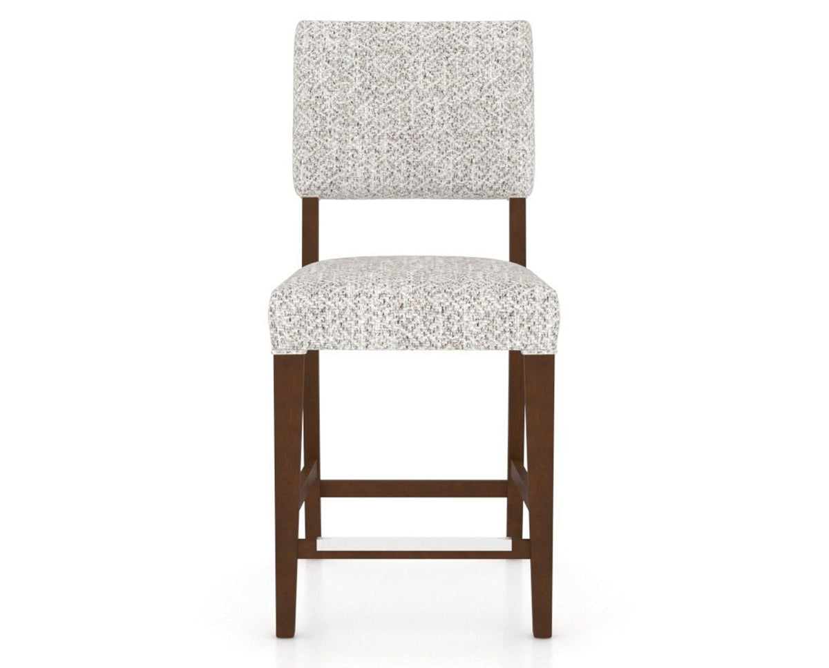 Canadel South West Counter Stool in Cognac Washed, FP Crypton®, front view