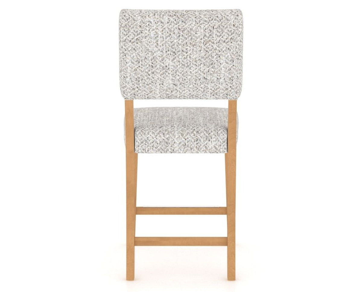 Canadel South West Counter Stool in Caramel Washed, FP Crypton®, back view