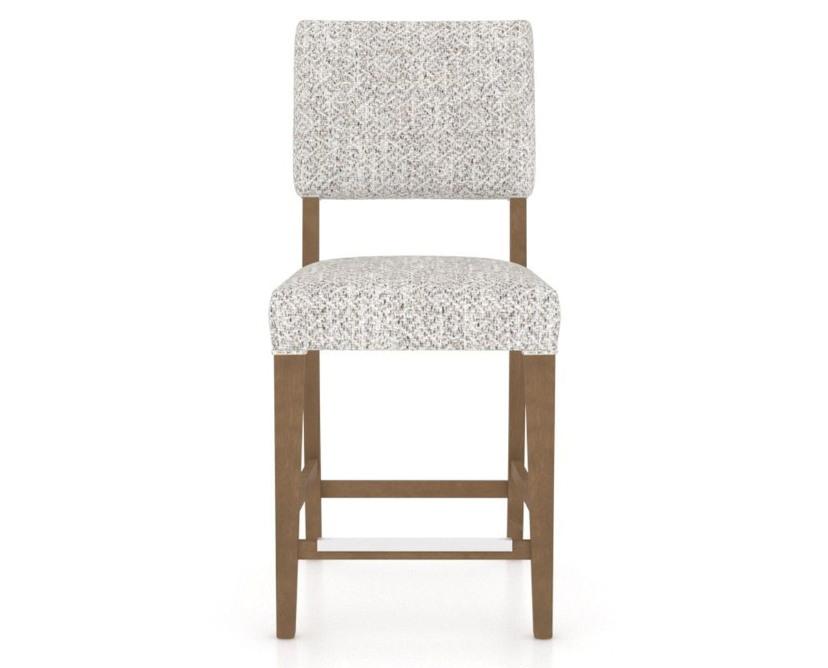 Canadel South West Counter Stool in Pecan Washed, FP Crypton®, front view
