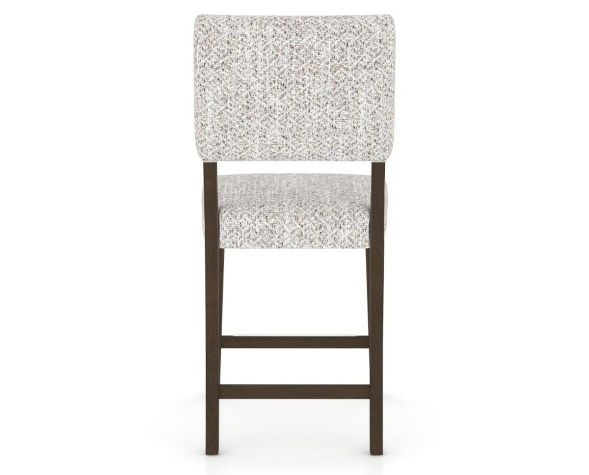 Canadel South West Counter Stool in Hazelnut Washed, FP Crypton®, back view