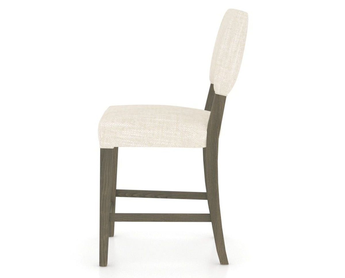 Canadel South West Counter Stool in Shadow, FT InsideOut®, side view