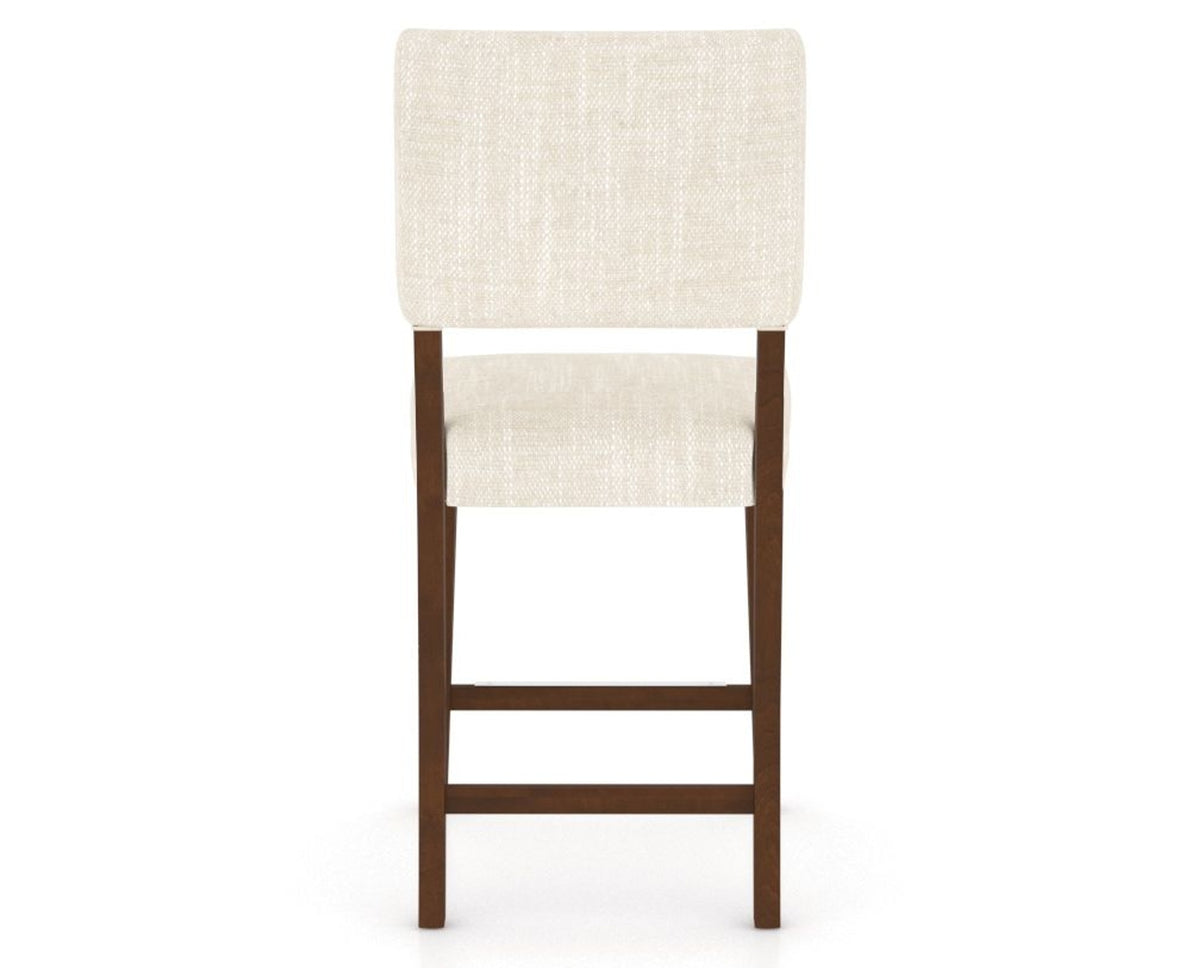 Canadel South West Counter Stool in Cognac Washed, FT InsideOut®, back view