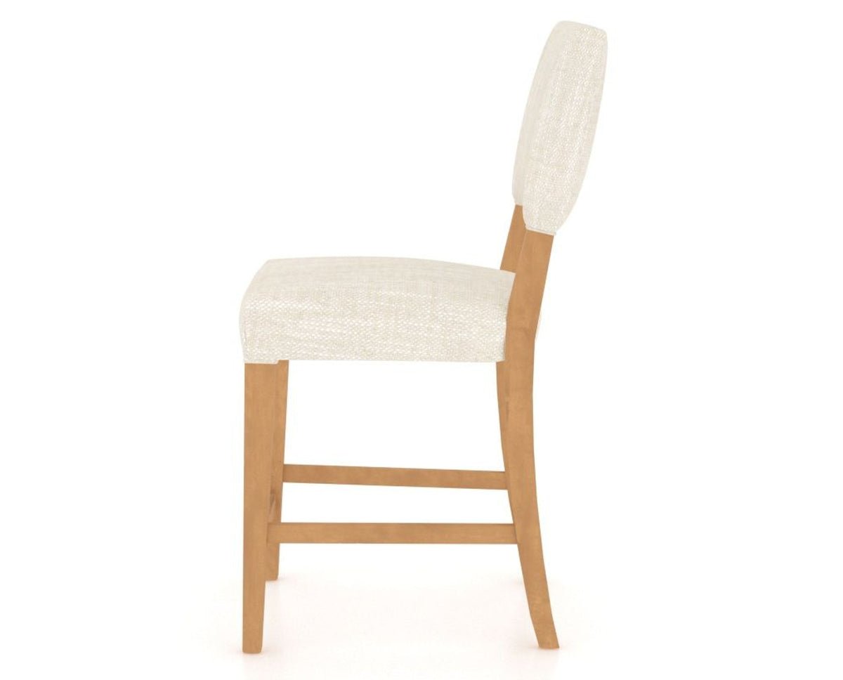 Canadel South West Counter Stool in Caramel Washed, FT InsideOut®, side view