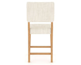 Canadel South West Counter Stool in Caramel Washed, FT InsideOut®, back view