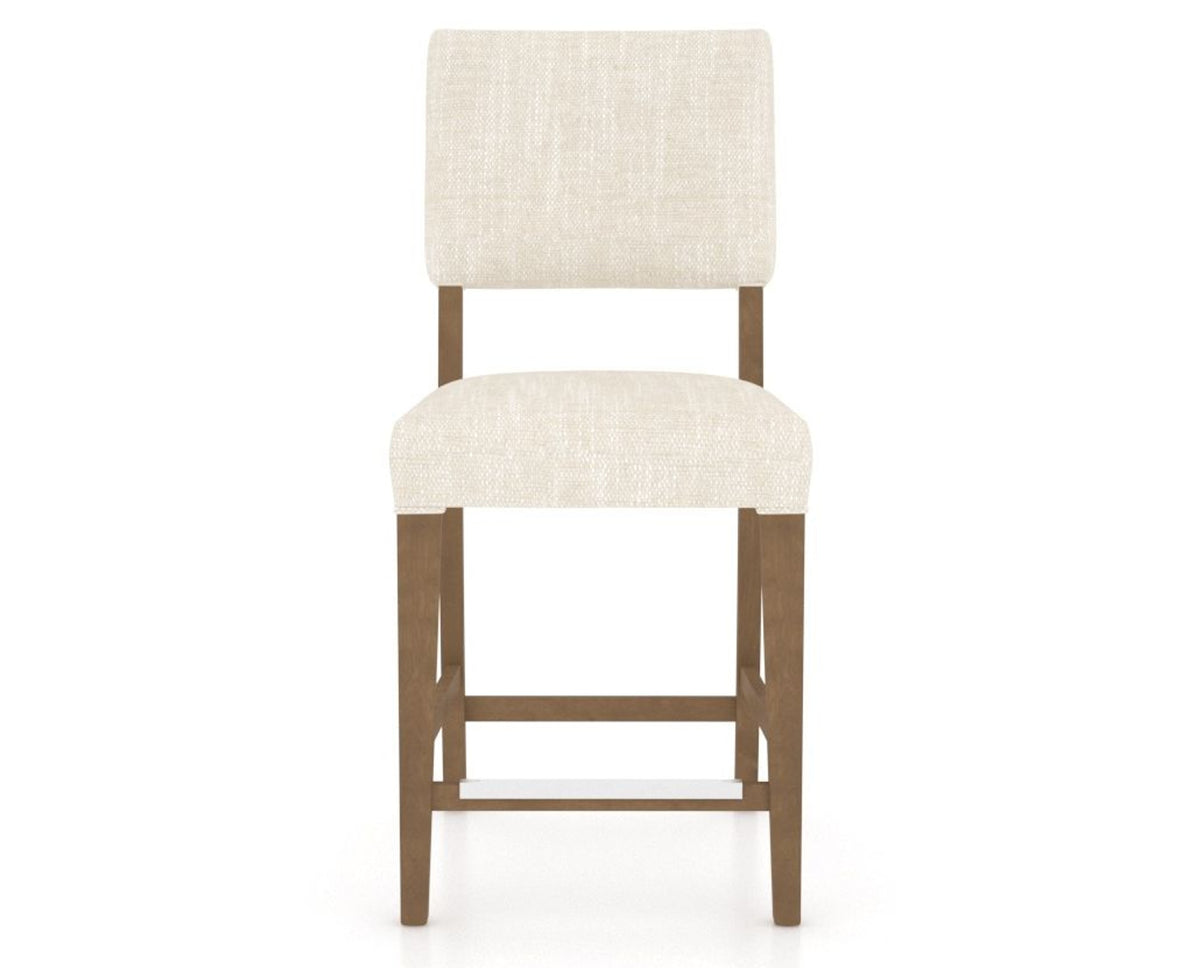 Canadel South West Counter Stool in Pecan Washed, FT InsideOut®, front view