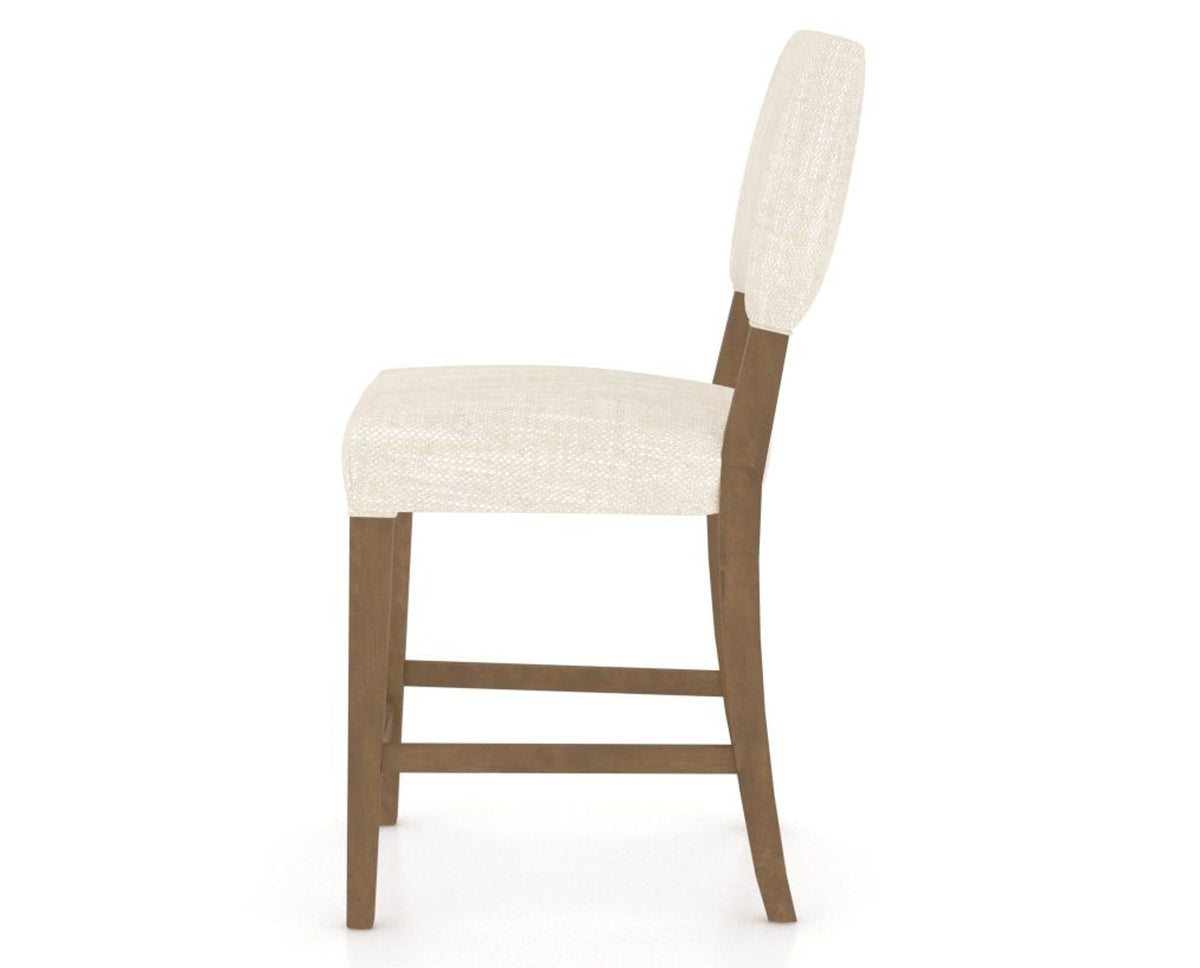 Canadel South West Counter Stool in Pecan Washed, FT InsideOut®, side view