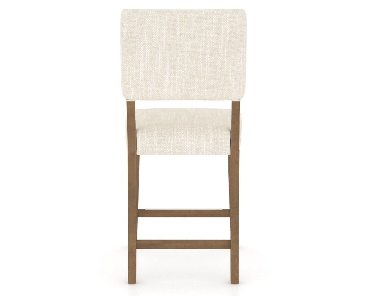 Canadel South West Counter Stool in Pecan Washed, FT InsideOut®, back view