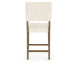 Canadel South West Counter Stool in Pecan Washed, FT InsideOut®, back view