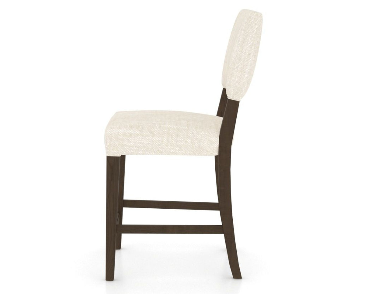 Canadel South West Counter Stool in Hazelnut Washed, FT InsideOut®, side view