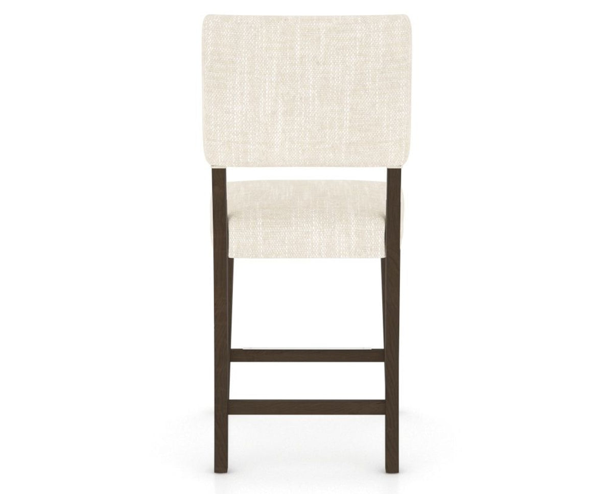 Canadel South West Counter Stool in Hazelnut Washed, FT InsideOut®, back view