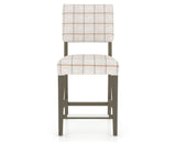 Canadel South West Counter Stool in Shadow, OZ Fabric, front view
