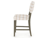 Canadel South West Counter Stool in Shadow, OZ Fabric, side view