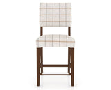 Canadel South West Counter Stool in Cognac Washed, OZ Fabric, front view