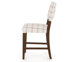 Canadel South West Counter Stool in Cognac Washed, OZ Fabric, side view