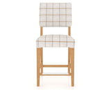 Canadel South West Counter Stool in Caramel Washed, OZ Fabric, front view