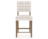 Canadel South West Counter Stool in Pecan Washed, OZ Fabric, front view