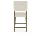 Canadel South West Counter Stool in Shadow, TB Fabric, back view