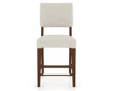 Canadel South West Counter Stool in Cognac Washed, TB Fabric, front view