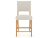 Canadel South West Counter Stool in Caramel Washed, TB Fabric, front view