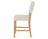 Canadel South West Counter Stool in Caramel Washed, TB Fabric, side view