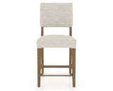 Canadel South West Counter Stool in Pecan Washed, TB Fabric, front view