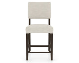 Canadel South West Counter Stool in Davy's Grey, TB Fabric, front view