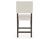 Canadel South West Counter Stool in Davy's Grey, TB Fabric, back view