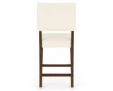 Canadel South West Counter Stool in Cognac Washed, YJ Faux Leather, back view