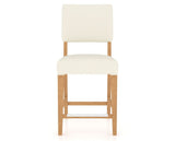 Canadel South West Counter Stool in Caramel Washed, YJ Faux Leather, front view
